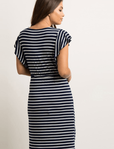 Fashion Pregnancy Cotton Dress - Almoni Express