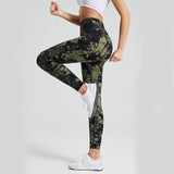 Fashion Tie Dye Printed Leggings High Waist Hip Lifting Tight Fitness Sports Yoga Pants For Women - AL MONI EXPRESS