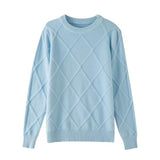 Fashion Woolen Sweater Men's Solid Color - Almoni Express