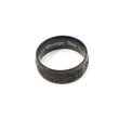 Fashionable Golden Black Doctrine Ring Etching Letters - AL MONI EXPRESS