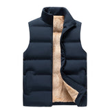 Lambswool Men's Down Cotton Vest Clip Outer Wear