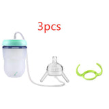 Feeding Bottle Kids Cup Children Training Silicone Sippy - Almoni Express