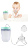 Feeding Bottle Kids Cup Children Training Silicone Sippy - Almoni Express