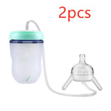 Feeding Bottle Kids Cup Children Training Silicone Sippy - Almoni Express