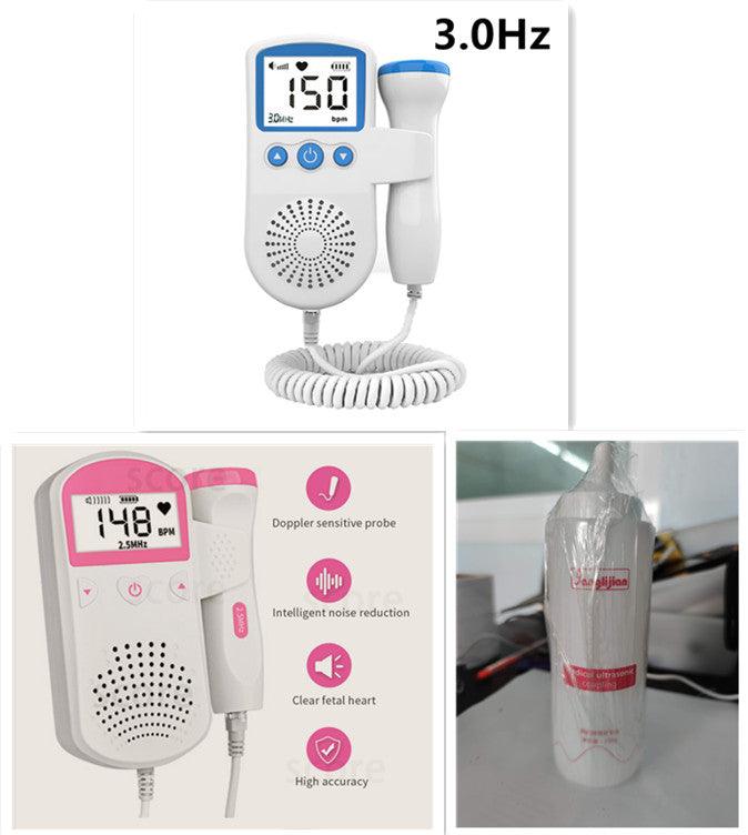 Fetal Heart Rate Monitor Home Pregnancy Baby Fetal Sound Heart Rate Detector - Almoni Express