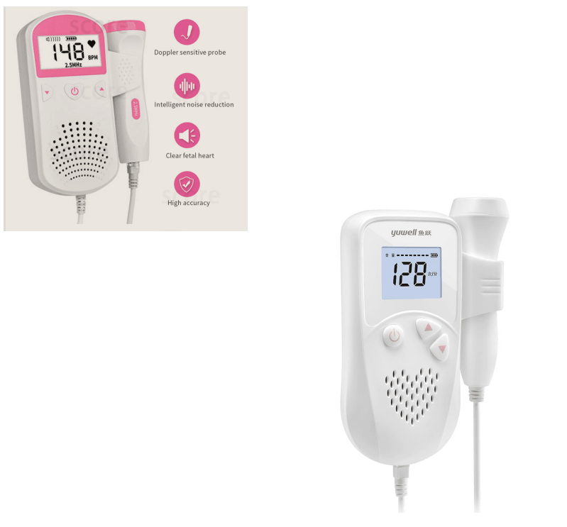 Fetal Heart Rate Monitor Home Pregnancy Baby Fetal Sound Heart Rate Detector - Almoni Express