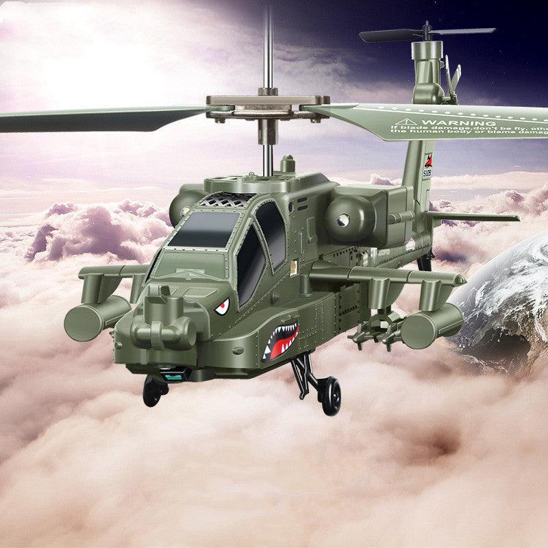 Fighter anti-fall remote control helicopter drone Apache aircraft toy - Almoni Express