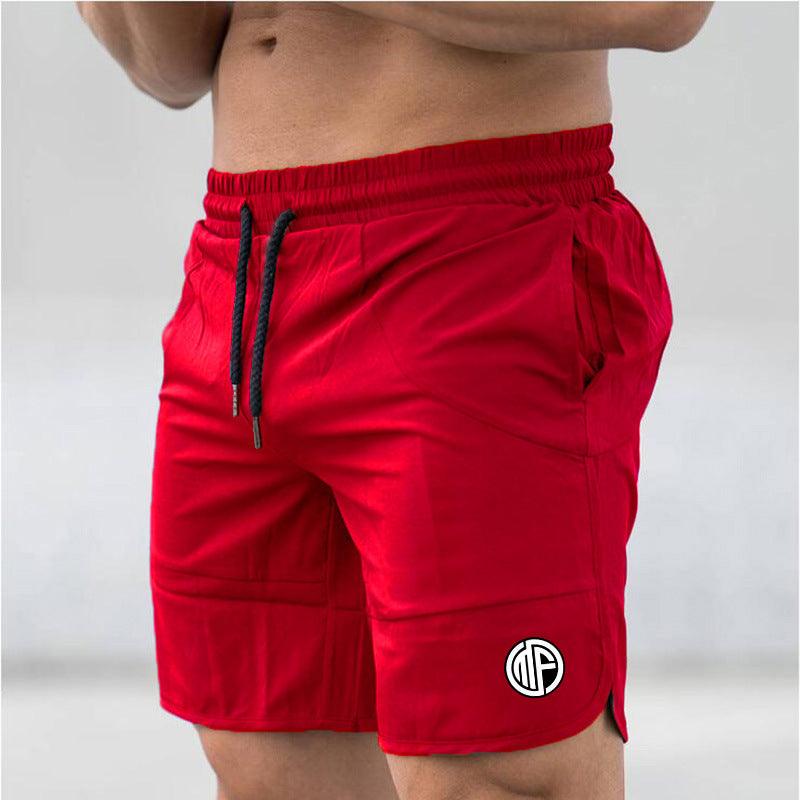 Fitness Shorts Casual Sports Running Five-Point Pants Men'S Basketball Training Quick-Drying Pants - Almoni Express