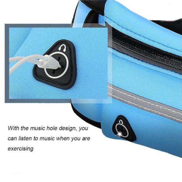 Fitness Waist Bag With Pocket Slim Running Jogging Belt Fanny Pack Bag For Hiking Cycling Workout Sports Gym - AL MONI EXPRESS