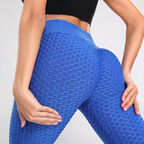 Fitness Yoga Pants Women's Tummy Control High Waist Leggings Running - AL MONI EXPRESS