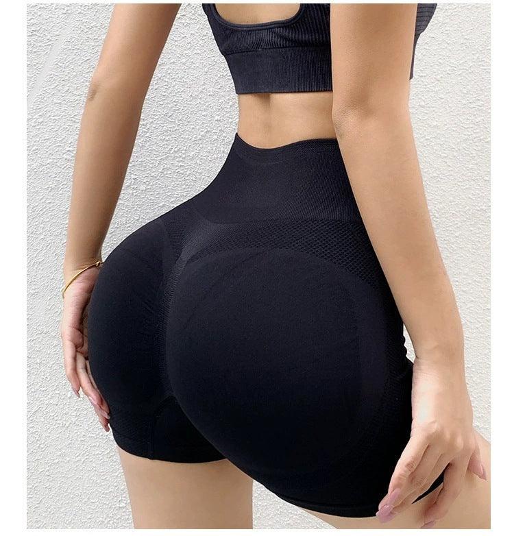 Fitness Yoga Shorts Pants Butt Lifting Seamless Leggings Women Gym - AL MONI EXPRESS