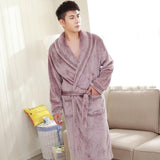 Flannel pajamas Hotel bathrobe - Almoni Express