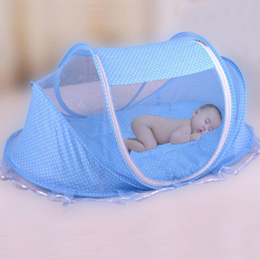 Foldable Baby Bed Net With Pillow Net 2pieces Set - Almoni Express