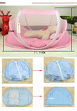 Foldable Baby Bed Net With Pillow Net 2pieces Set - Almoni Express