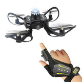 Folding Drone Gesture Control Aerial Photography Four-axis Body Sense Gravity Induction Remote Contro - Almoni Express