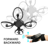 Folding Drone Gesture Control Aerial Photography Four-axis Body Sense Gravity Induction Remote Contro - Almoni Express