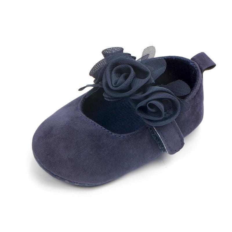 Foreign Trade Multicolor Small Flower Princess Shoes - Almoni Express