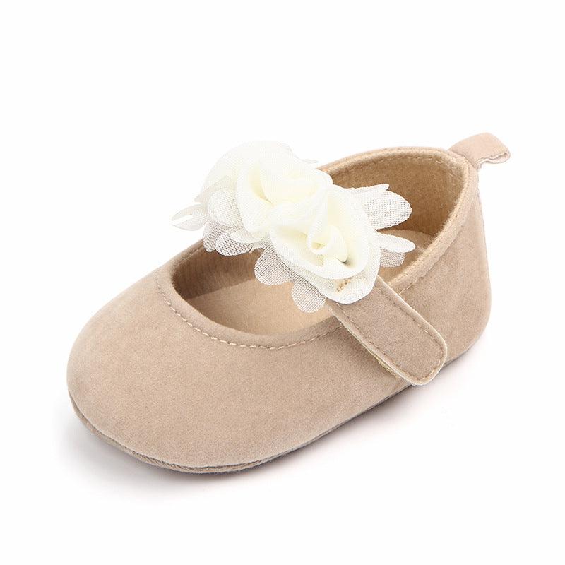 Foreign Trade Multicolor Small Flower Princess Shoes - Almoni Express