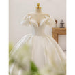 French Bride Small Premium Wedding Dress - Almoni Express