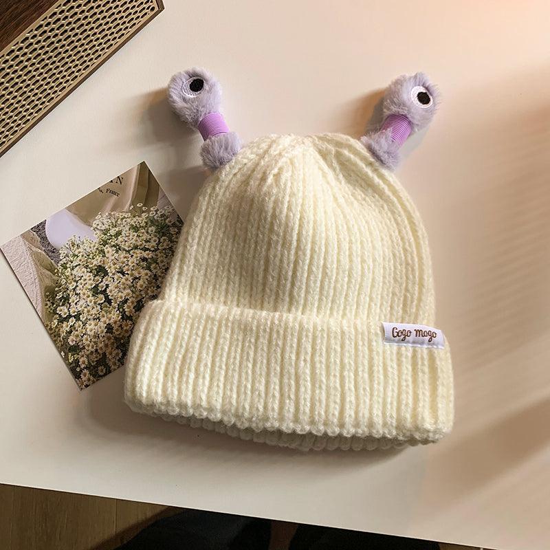 Funny Frog Knitted Beanie For Women - AL MONI EXPRESS