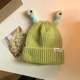 Funny Frog Knitted Beanie For Women - AL MONI EXPRESS