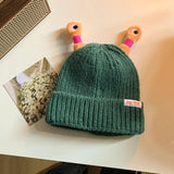 Funny Frog Knitted Beanie For Women - AL MONI EXPRESS