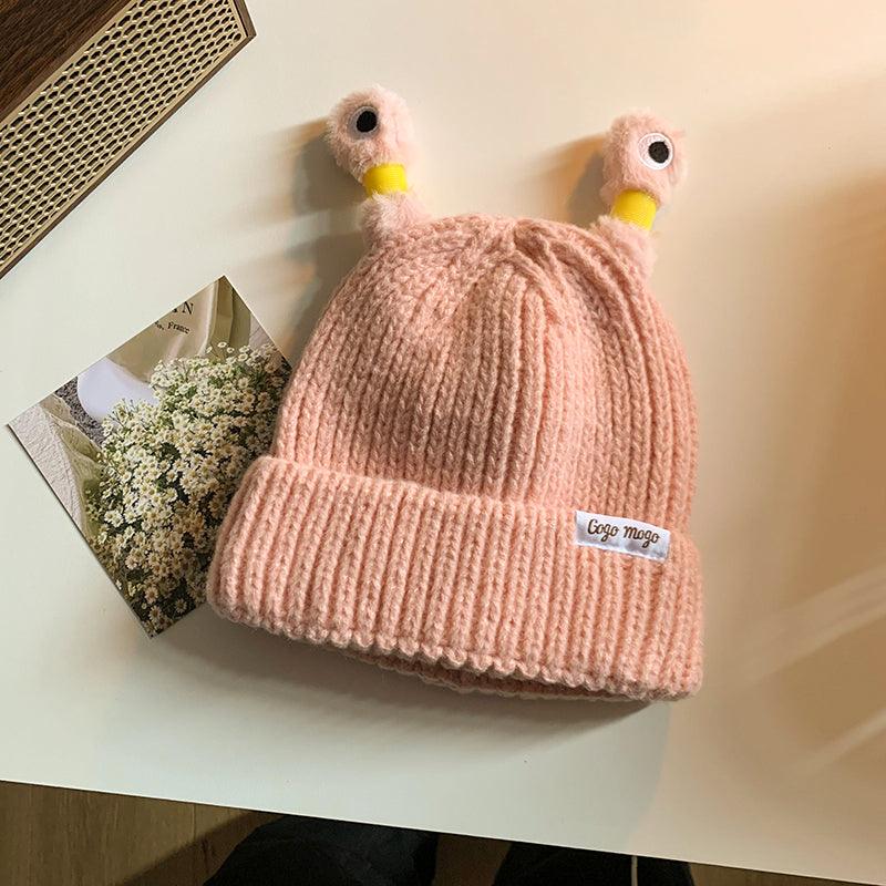 Funny Frog Knitted Beanie For Women - AL MONI EXPRESS