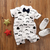 Gentleman's Baby Clothes, Long-sleeved Baby Clothes, Gentleman's Romper - Almoni Express