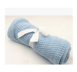 Giol Me Num Newborn Baby Blankets Super Soft Cotton Crochet Summer Candy Color Prop Crib Casual Sleeping Bed Supplies Hole Wrap - Almoni Express