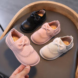 Girls Leather Shoes Female Treasure Bottom Toddlers Princess Single Shoes - Almoni Express