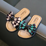 Girls Sandals With Bows And Non-slip Soft Bottom - Almoni Express