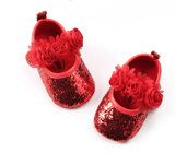 Glitter Rosette Mary Janes - Almoni Express