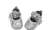 Glitter Rosette Mary Janes - Almoni Express