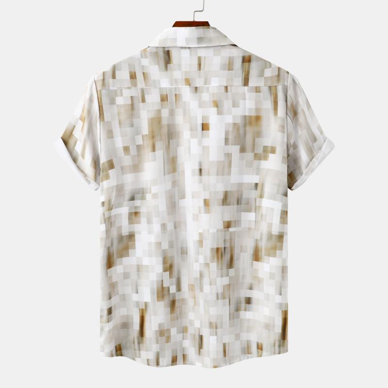 Hawaiian Short Sleeve Printed Men's Shirt - AL MONI EXPRESS