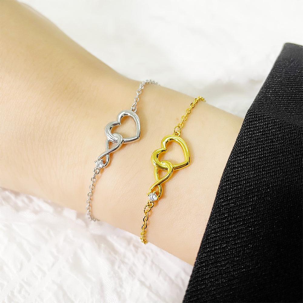 Heart-shape Bracelet Fashion Jewelry Versatile Love Bracelet Gift For Girlfriend Valentine's Day - AL MONI EXPRESS