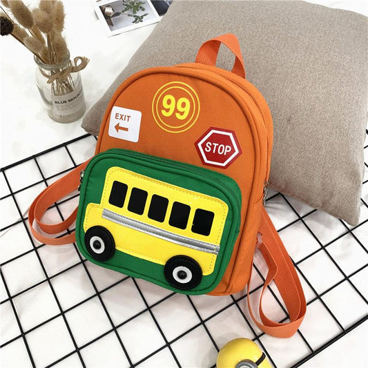 Heopono Durable Nice Little Children School Book Bag Small Boys Girls Cartoon Cute Mini Funny Back to School Backpack for Kids - Almoni Express