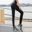 High Waist Leggings with Pockets Workout Gym Legging Scrunch Butt Yoga Pants - AL MONI EXPRESS