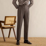 High-waistedstraight-leg Vintage Pants - Almoni Express