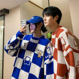 Hong Kong Style Ins Trendy Youth Sweater Winter Loose Padded Coat Idle Style Couple - Almoni Express