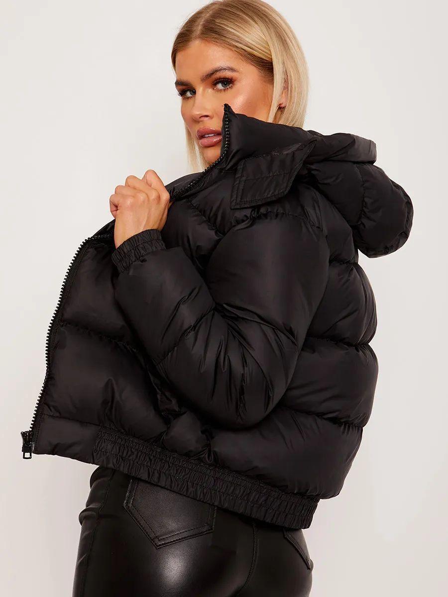 Hooded Bread Jacket Down Girl - Almoni Express