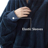 Hoodie Sweatshirt With Big Pocket Tops Sweater Comfortable Loose Double-Sided Fleece Thicker Wearable Blanket - AL MONI EXPRESS