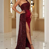 Host Single Strapless Evening Dress - Almoni Express