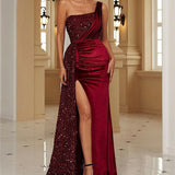 Host Single Strapless Evening Dress - Almoni Express