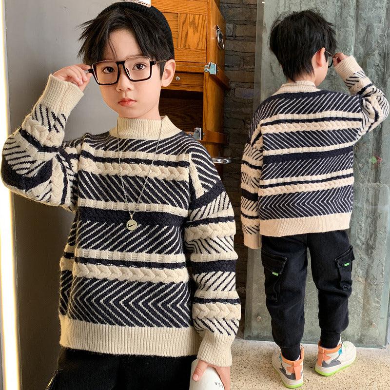 Hot Sale New Style Western Sweater For Boys Hedging Winter Clothes - Almoni Express