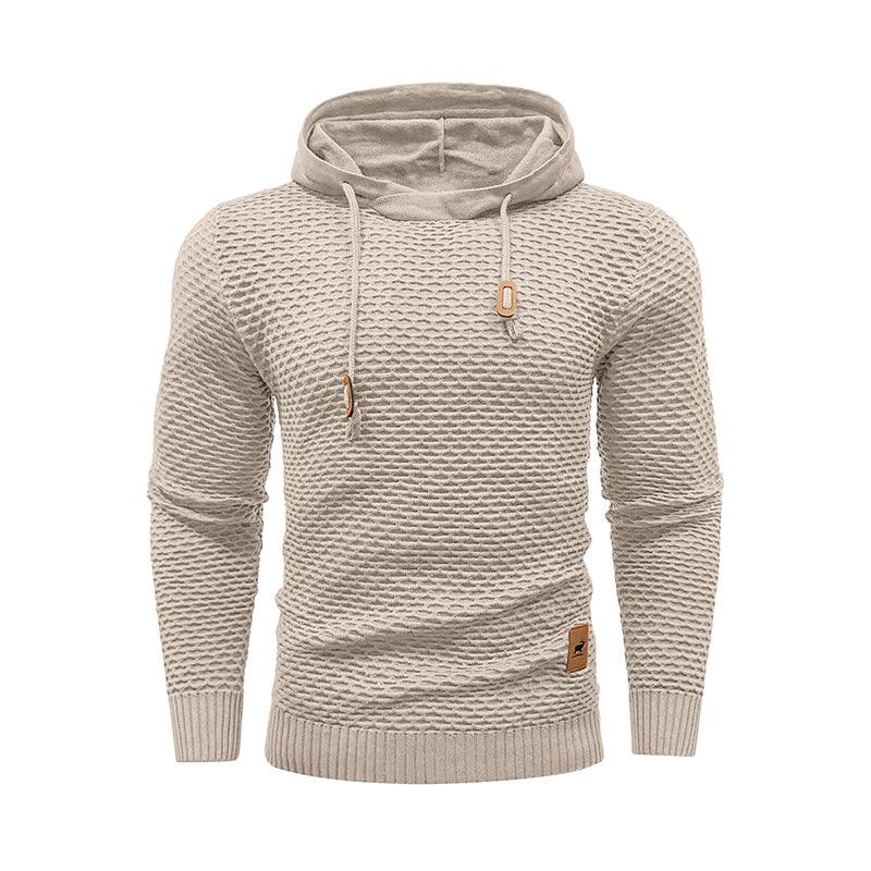 Hot Selling New Style 3D Pattern Outdoor Sports Men Solid Color Casual Hoodies - AL MONI EXPRESS