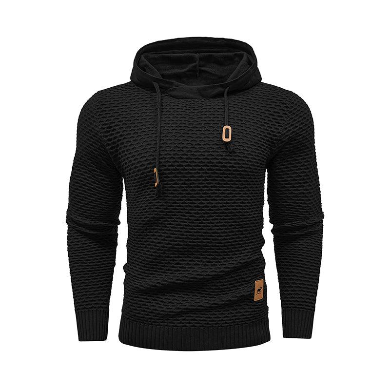 Hot Selling New Style 3D Pattern Outdoor Sports Men Solid Color Casual Hoodies - AL MONI EXPRESS