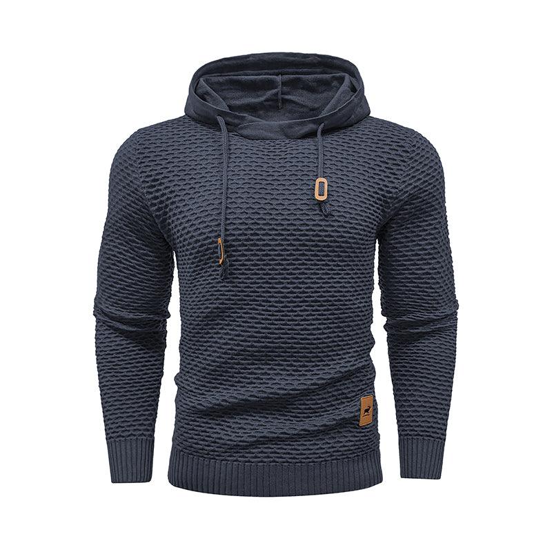 Hot Selling New Style 3D Pattern Outdoor Sports Men Solid Color Casual Hoodies - AL MONI EXPRESS