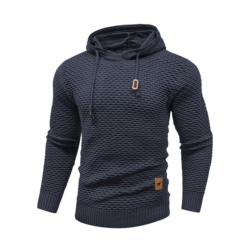 Hot Selling New Style 3D Pattern Outdoor Sports Men Solid Color Casual Hoodies - AL MONI EXPRESS