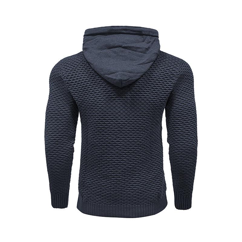 Hot Selling New Style 3D Pattern Outdoor Sports Men Solid Color Casual Hoodies - AL MONI EXPRESS