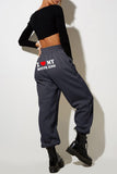 I Love MY BOYFRIEND Printed Trousers Casual Sweatpants Men And Women Sports Pants - AL MONI EXPRESS